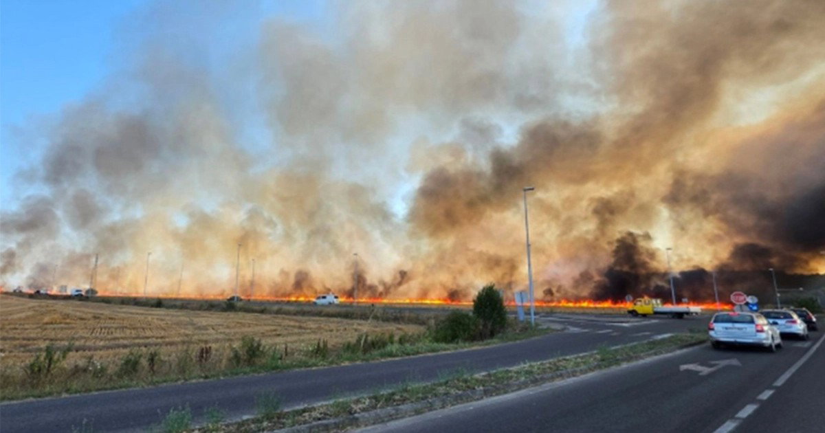 Zbog požara zatvorena cesta u BiH