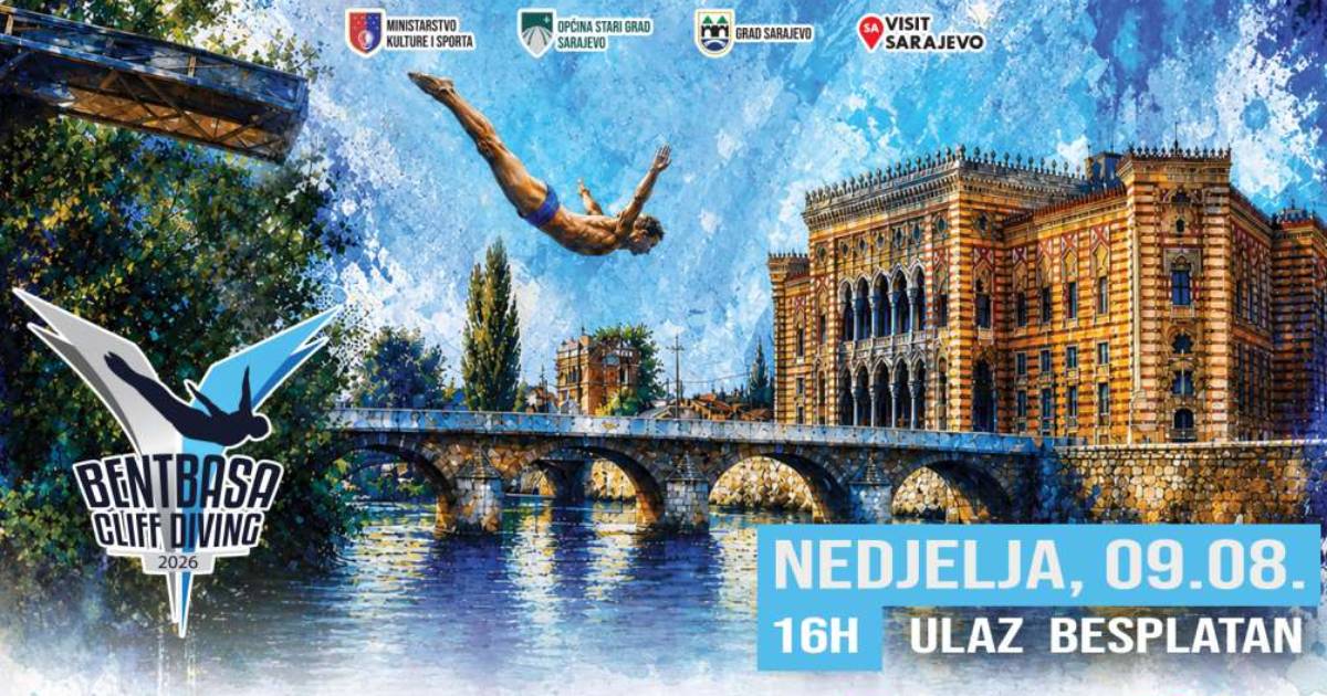 Bentbaša Cliff Diving 2026 donosi dva dana spektakla: Rekordan broj skakača