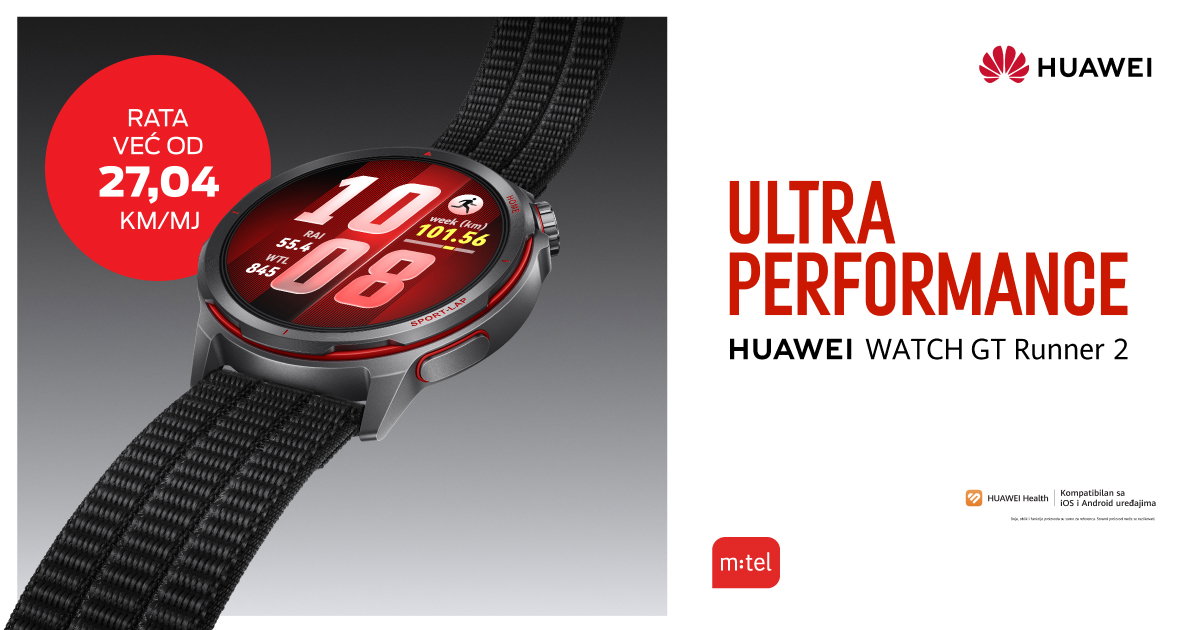 Trčite pametnije uz Huawei Watch GT Runner 2