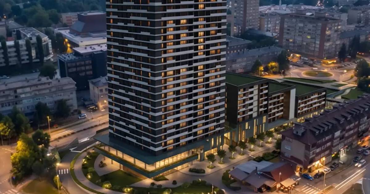 U srcu grada niče Galeria: Toranj od 31 sprata i 447 stanova mijenjaju izgled centra