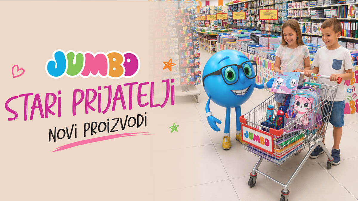 Prijatelji te čekaju u školi. Sve ostalo čeka te u JUMBO-u