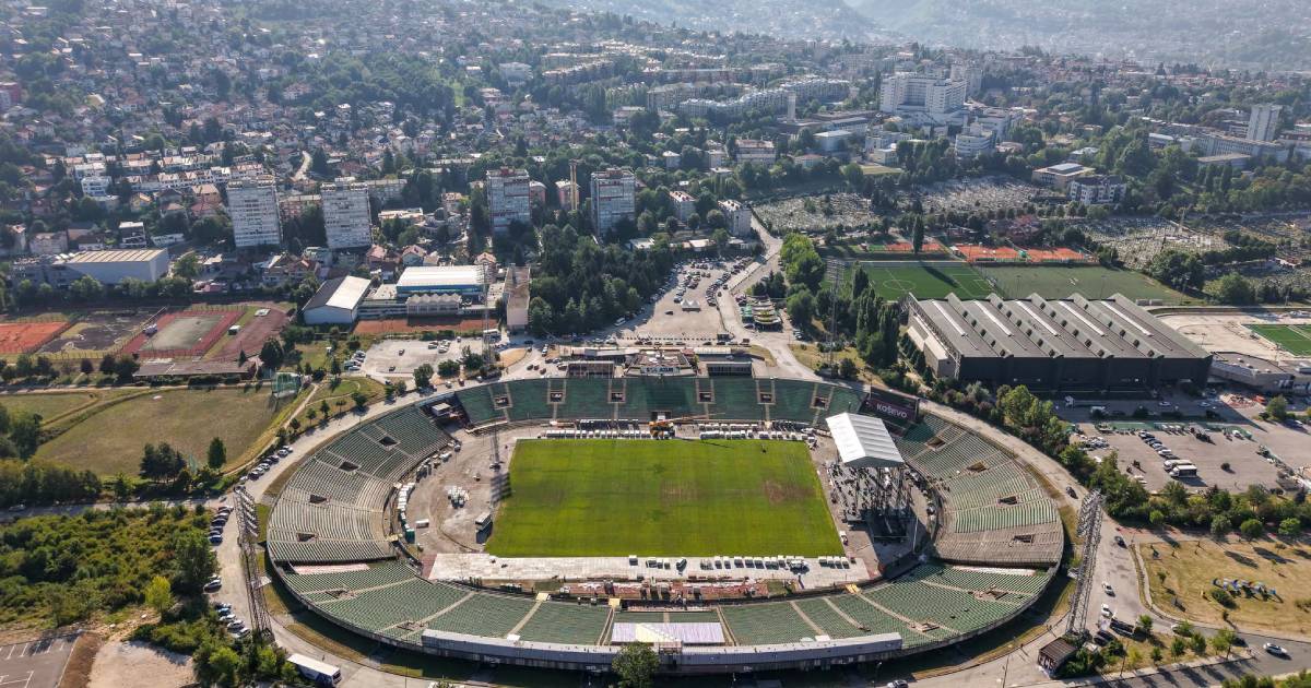 Ovako izgleda travnjak Koševa nakon tri koncerta Dine Merlina