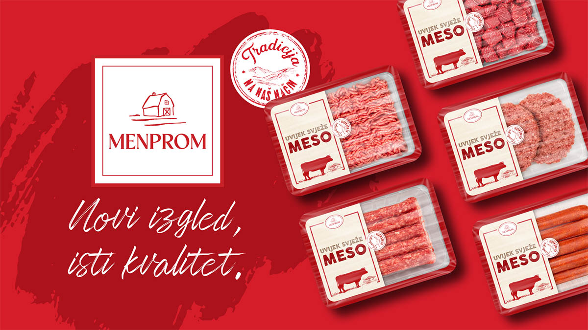 Menprom predstavio novi vizuelni identitet svježeg pakovanog mesa