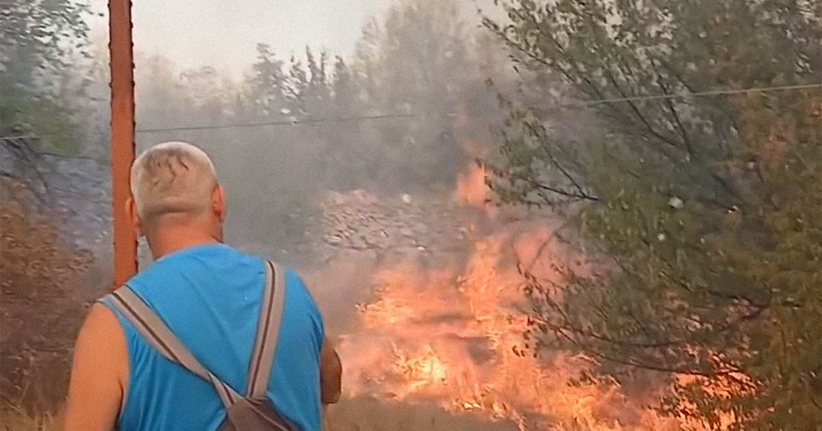 Gori oko Trebinja: Mještani i vatrogasci zajedno gase vatru, obustavljen saobraćaj