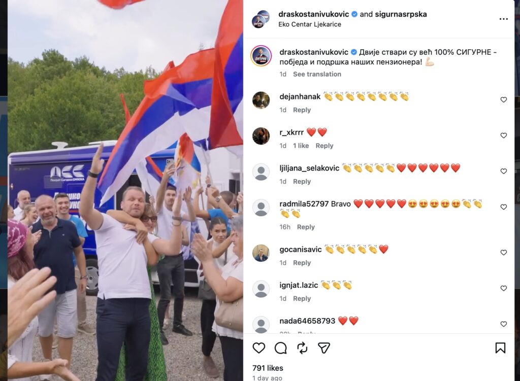 Stanivuković lokalne zajednice obilzi u kamperu