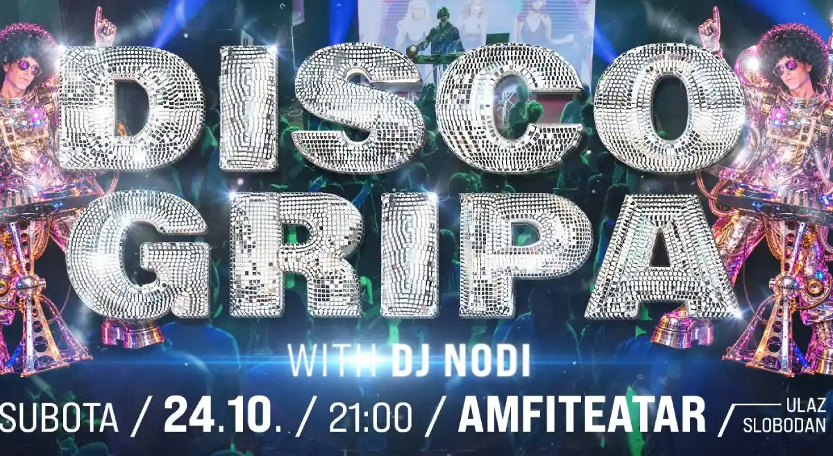 Disco Gripa večeras u sarajevskom Domu mladih: Ples uz hitove devedesetih i disco klasike