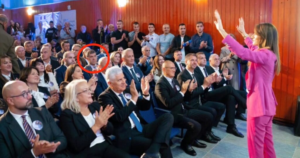 Robert Vidović na stranačkom skupu HDZBiH